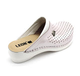 PU100 LEON KOMFORT DAMEN LEDER CLOGS