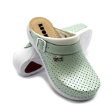 3300 LEON COMFORT DAMEN LEDER CLOGS
