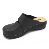 3500 LEON COMFORT DAMEN LEDER CLOGS