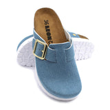 6000 LEON COMFORT DAMEN LEDER CLOGS