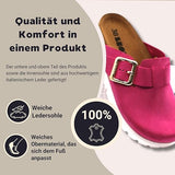 6006  LEON COMFORT DAMEN LEDER CLOGS