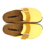 7000  LEON COMFORT DAMEN LEDER CLOGS