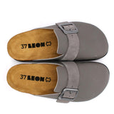 7000  LEON COMFORT DAMEN LEDER CLOGS