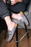 7000  LEON COMFORT DAMEN LEDER CLOGS