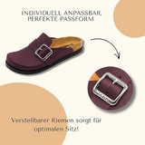 7000  LEON COMFORT DAMEN LEDER CLOGS
