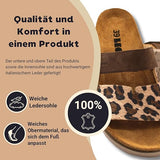 7021 LEON DAMEN LEDER PANTOLETTEN