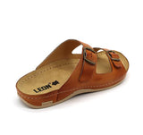 703 LEON COMFORT HERREN LEDER PANTOLETTE