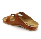 703 LEON COMFORT HERREN LEDER PANTOLETTE