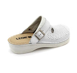 V202 LEON COMFORT LEDER DAMEN CLOGS