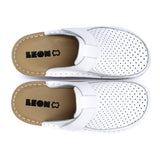 V263 LEON COMFORT DAMEN LEDER CLOGS